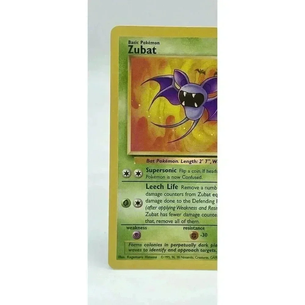 Zubat 57/62 Fossil Unlimited Pokémon TCG WOTC Non Holo Vintage 1999 NM‎